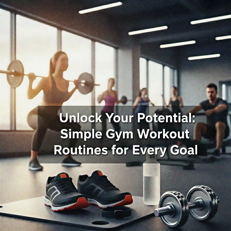Unlock Your Potential: Simple Gym Workout Routines for Every Goal